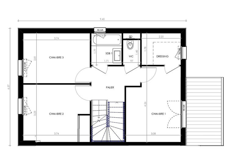 Maison - 121 m² - 5 pièces