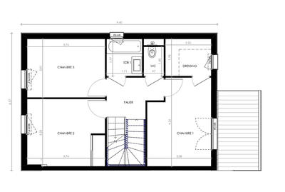 Maison - 121 m² - 5 pièces
