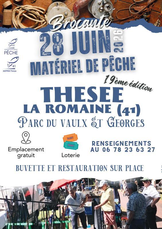 Brocante matériels de pêche
