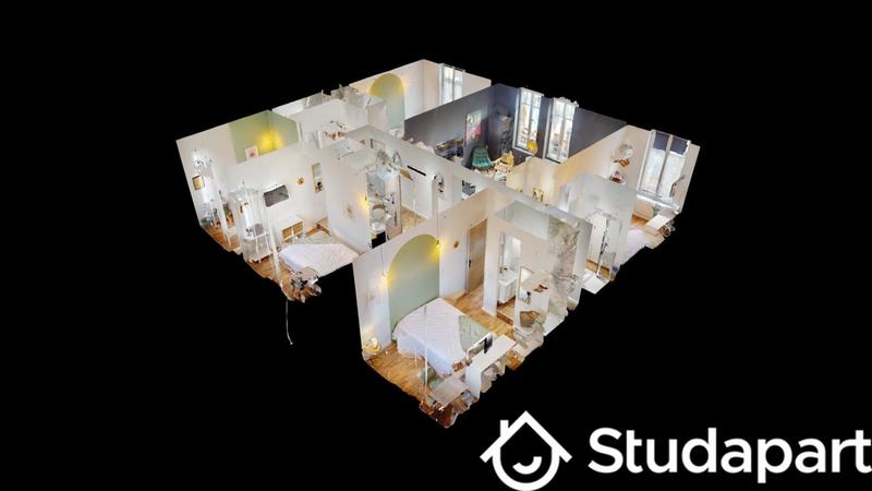 Chambre - 11 m² - 1 pièce