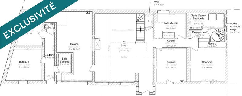 Maison - 225 m² - 7 pièces