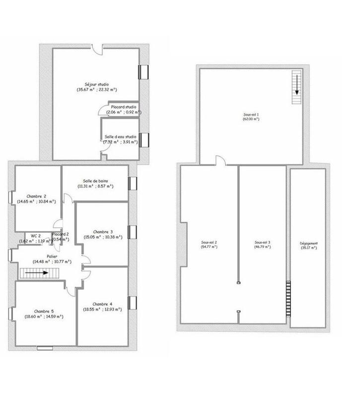 Maison - 215 m² - 8 pièces