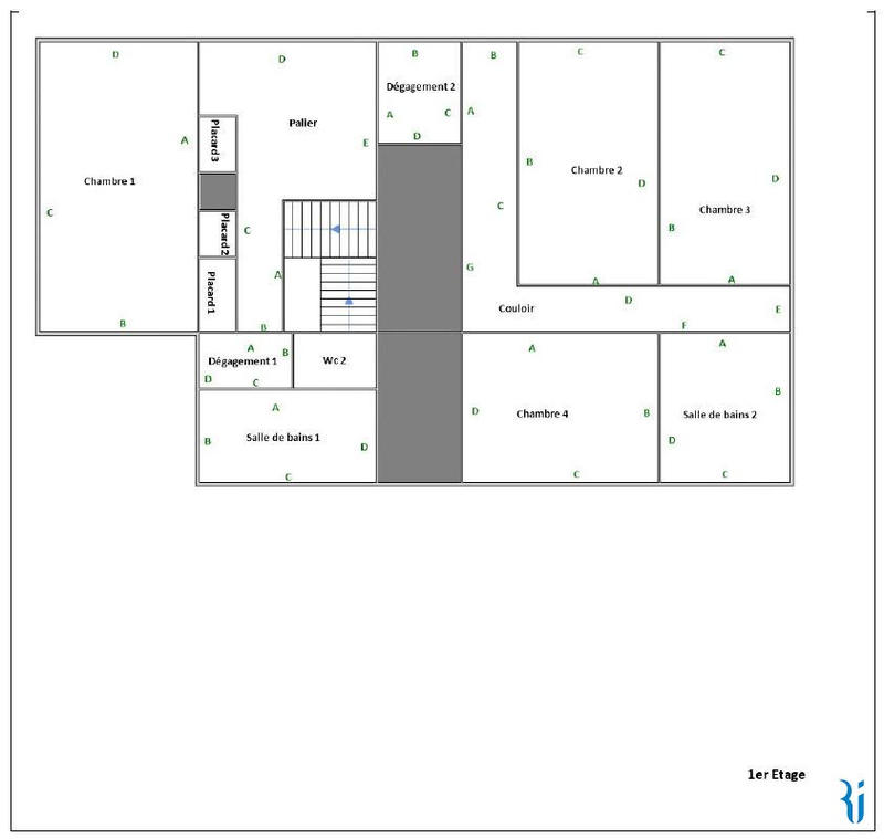 Appartement - 158 m² - 5 pièces