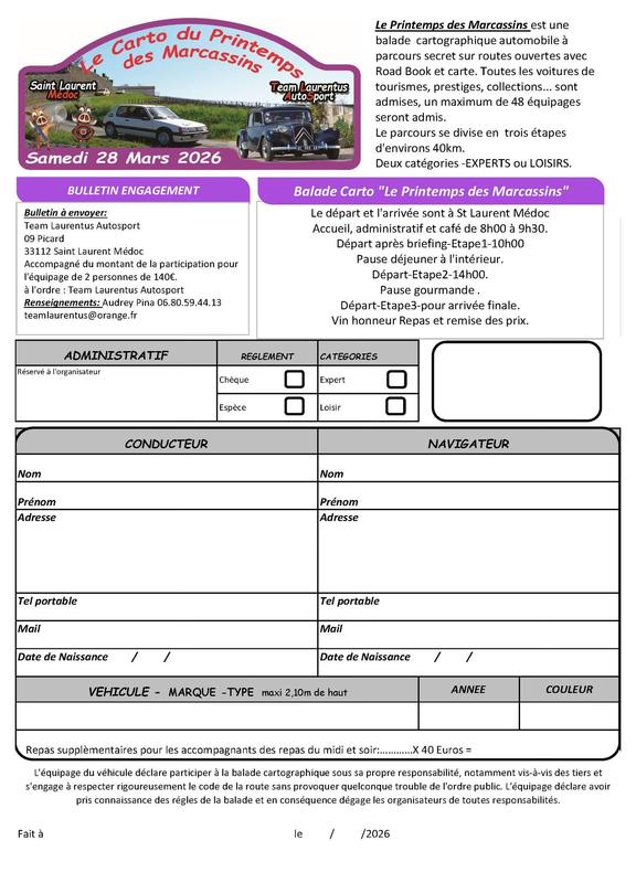 Rallye cartographique le Printemps des Marcassins