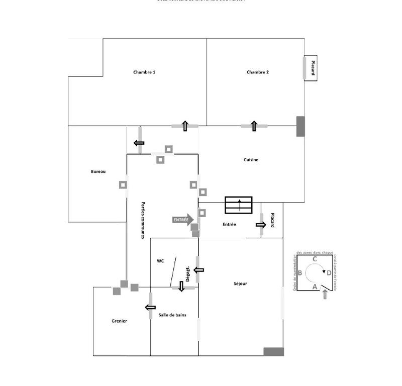 Appartement - 52 m² - 3 pièces