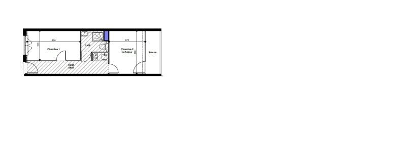 Appartement - 28 m² - 1 pièce