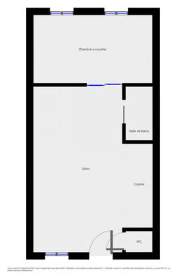 Appartement - 43 m² - 2 pièces