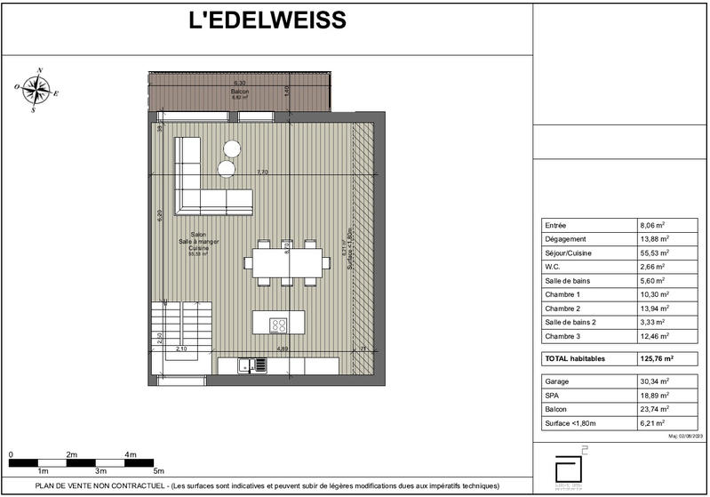 Maison - 126 m² - 5 pièces