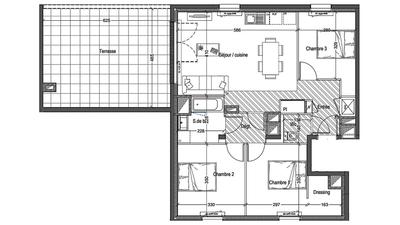 Appartement - 76 m² - 4 pièces