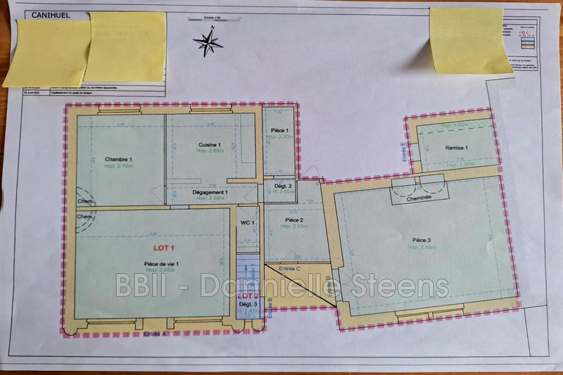 Appartement - 80 m² - 3 pièces