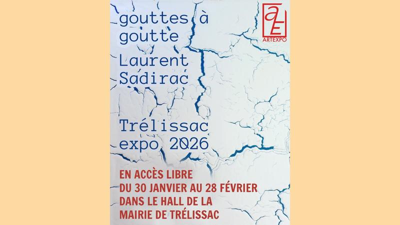Entre océan et désert, Laurent Sadirac expose « Gouttes à goutte »