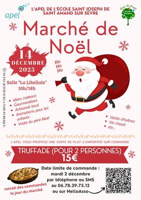 Marché de Noël - Ecole St Joseph de Saint Amand-sur-Sèvre