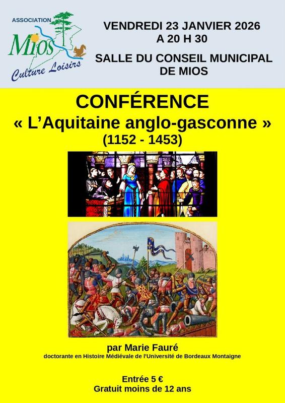 Conférence : l'Aquitaine anglo-saxonne