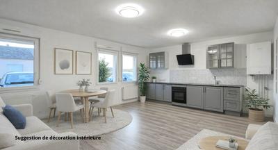 Appartement - 55 m² - 2 pièces