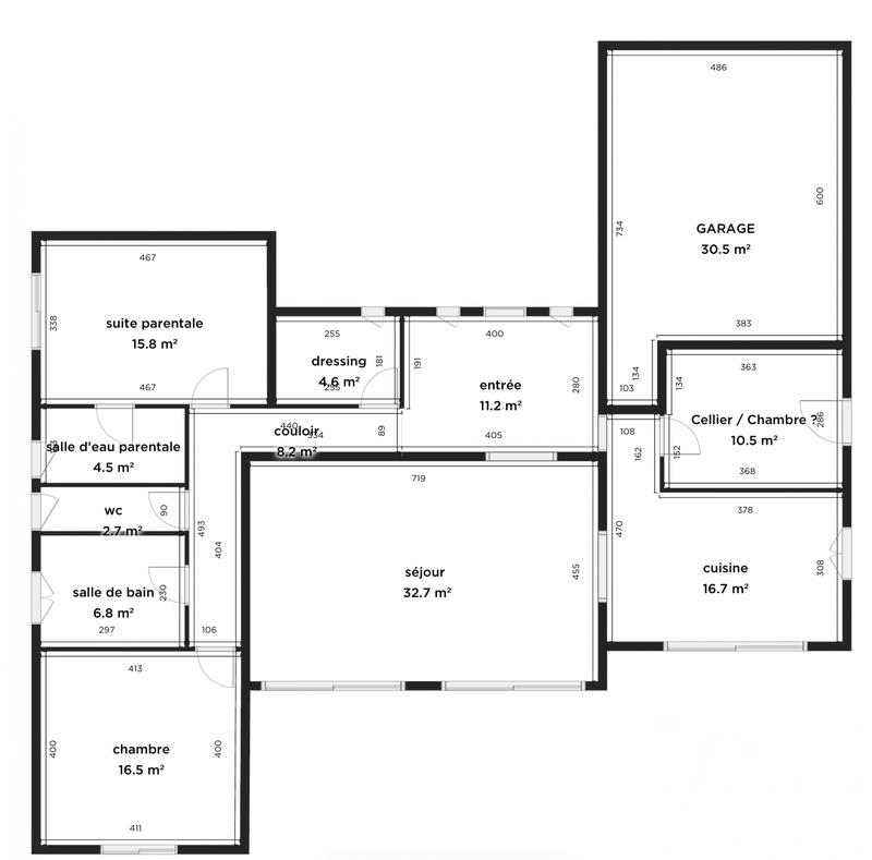 Maison - 130 m² - 5 pièces