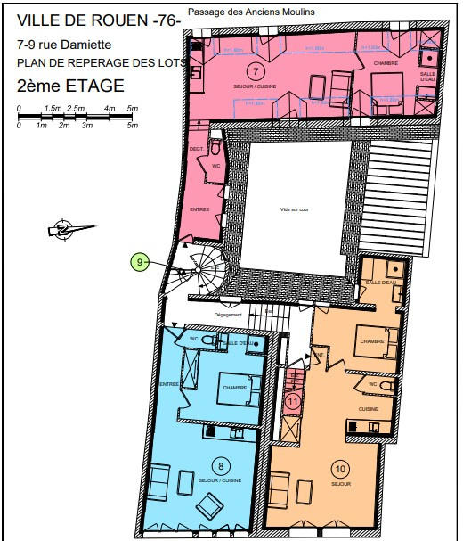 Appartement - 36 m² - 2 pièces