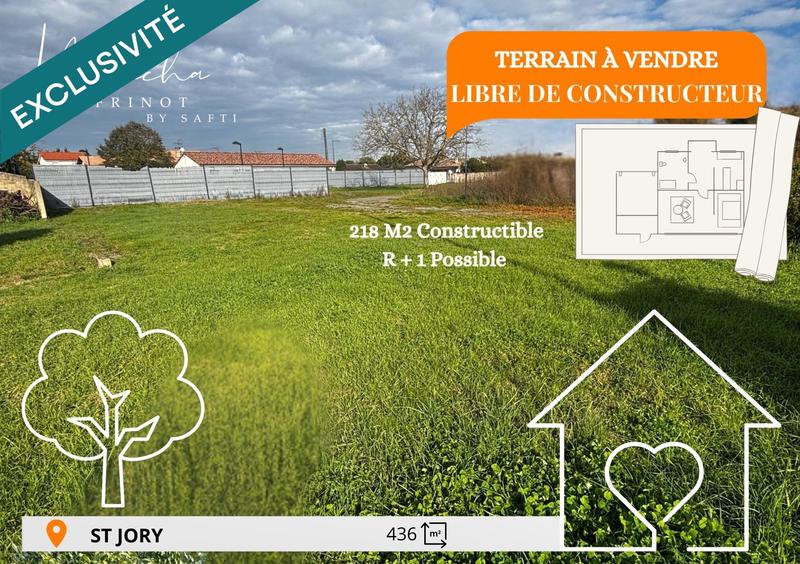 Terrain - 436 m²