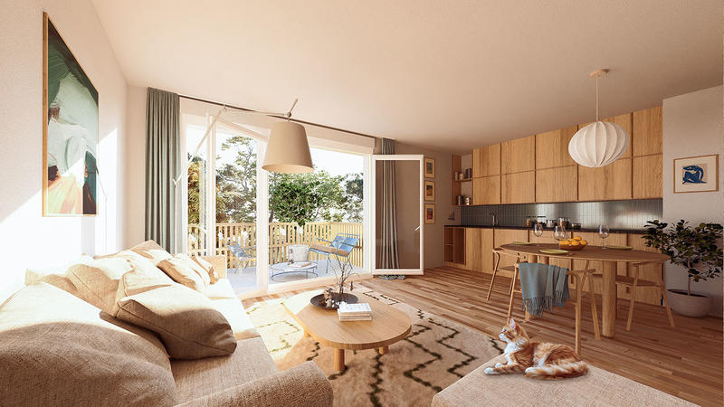 Appartement - 40 à 65 m² - 2 à 3 pièces