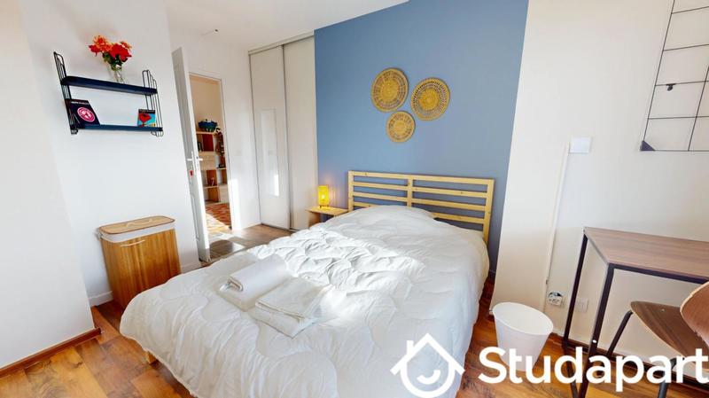 Chambre - 11 m² - 1 pièce