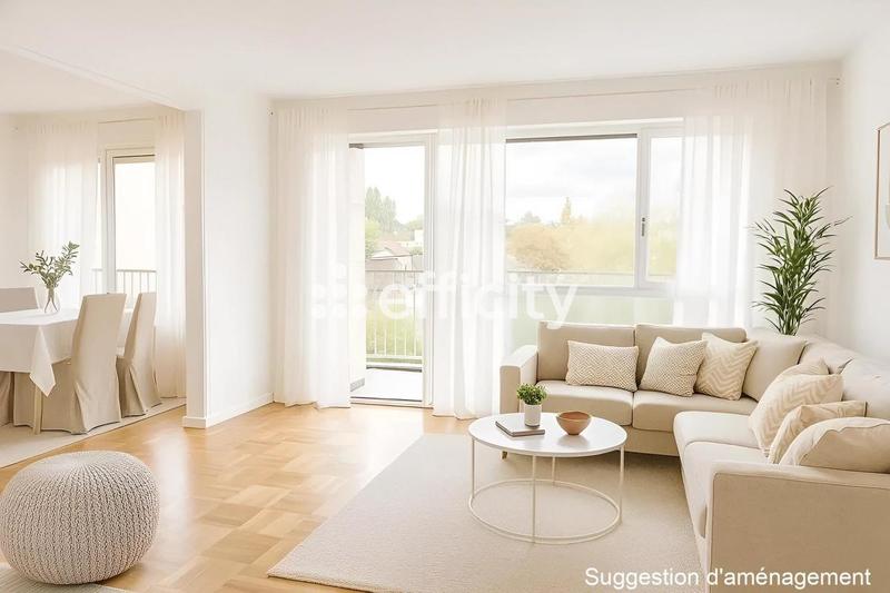 Appartement - 92 m² - 4 pièces