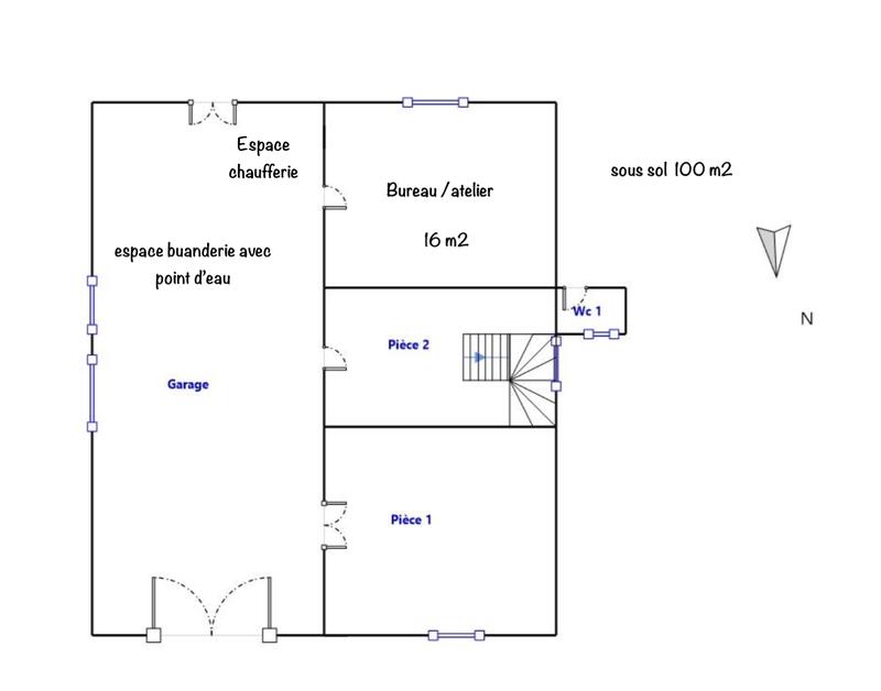 Maison - 200 m² - 6 pièces