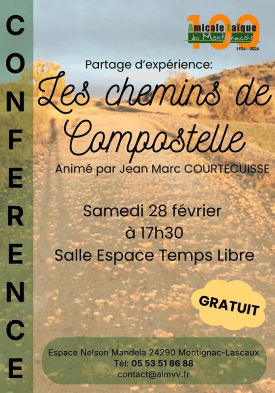 Conférence - les chemins de Compostelle