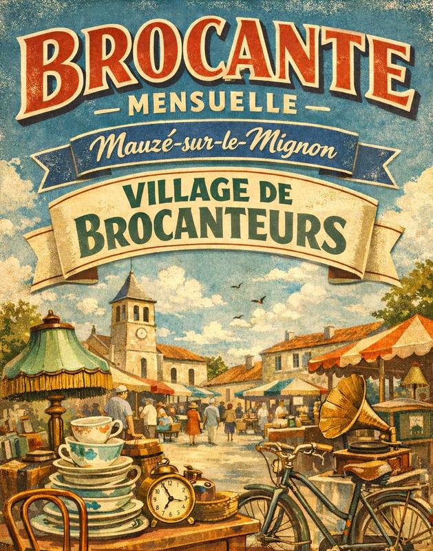 Brocante des professionnels de Mauzé-sur-le-Mignon