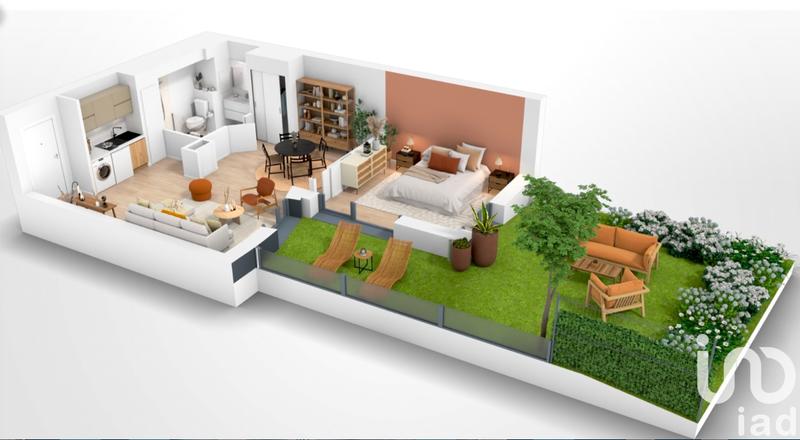 Appartement - 50 m² - 2 pièces