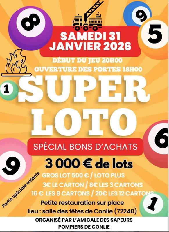 Super loto des pompiers