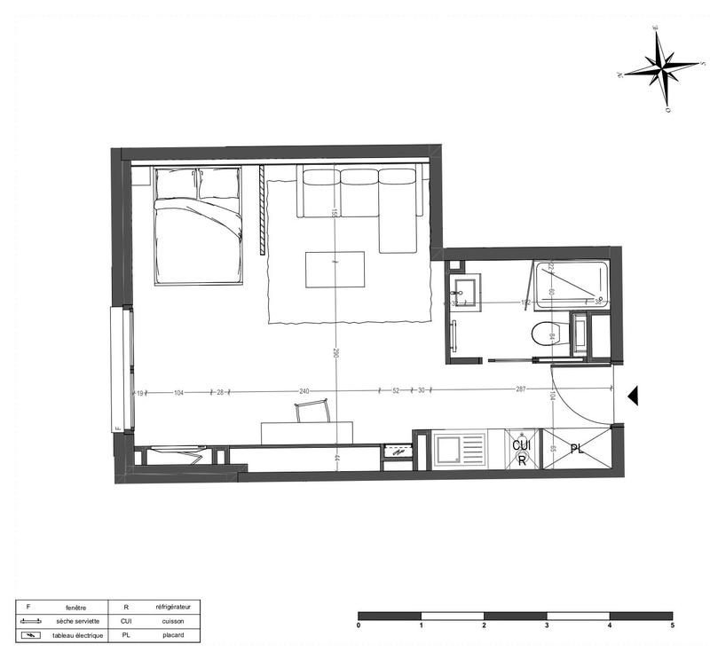 Appartement - 31 m² - 1 pièce