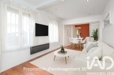 Maison - 62 m² - 3 pièces