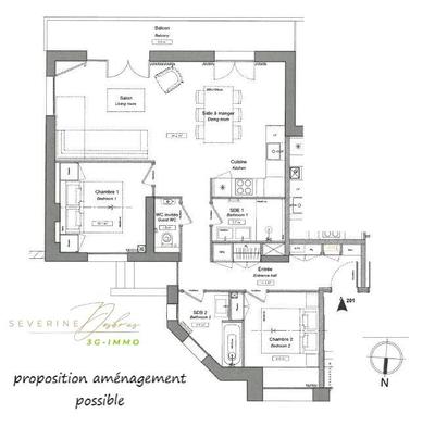 Appartement - 71 m² - 4 pièces