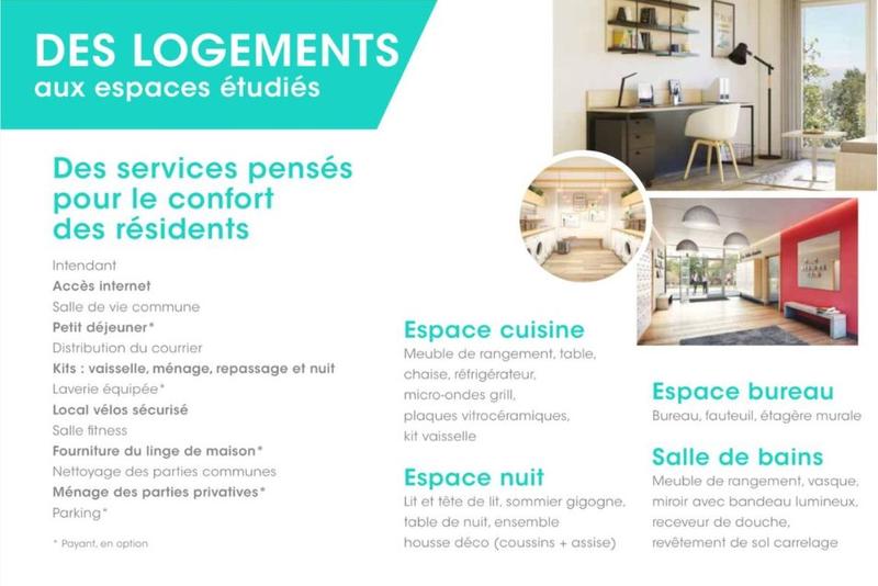 Appartement - 19 m² - 1 pièce