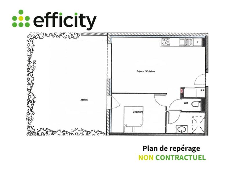 Appartement - 46 m² - 2 pièces
