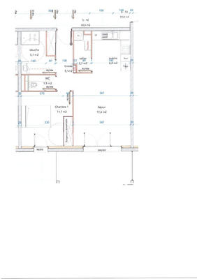 Appartement - 51 m² - 2 pièces
