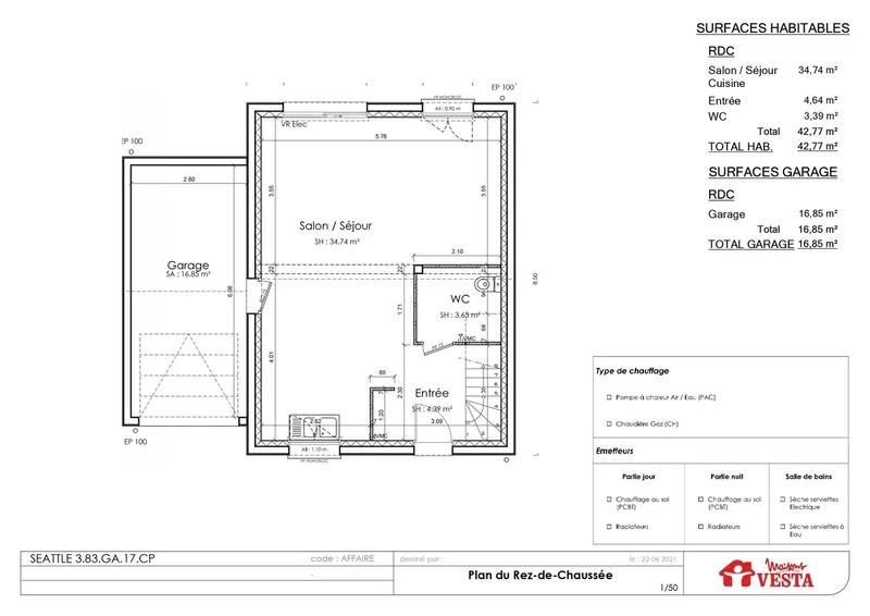 Maison - 81 m² - 4 pièces