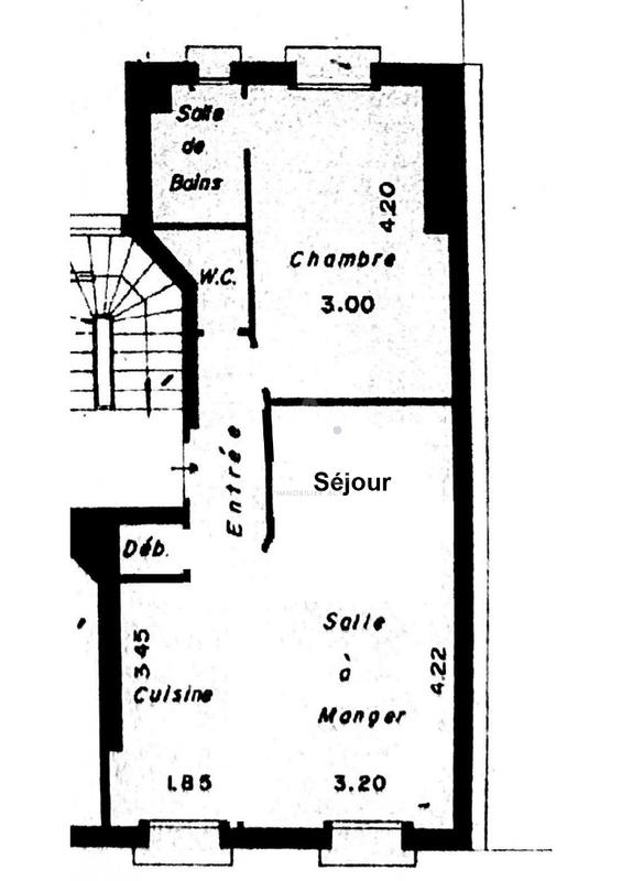Appartement - 43 m² - 2 pièces