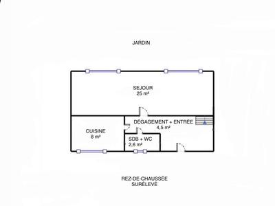 Maison - 117 m² - 4 pièces