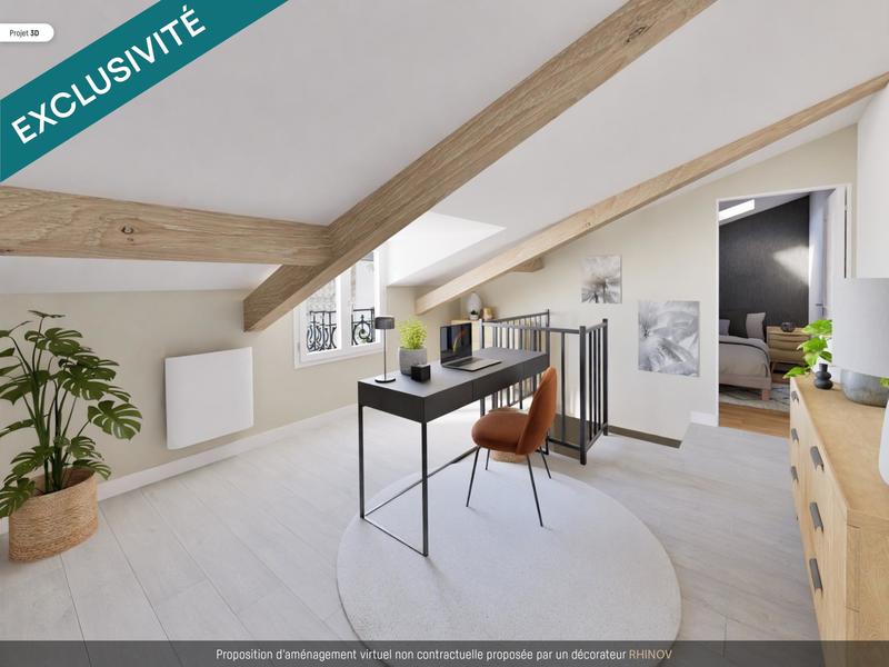 Duplex - 53 m² - 3 pièces