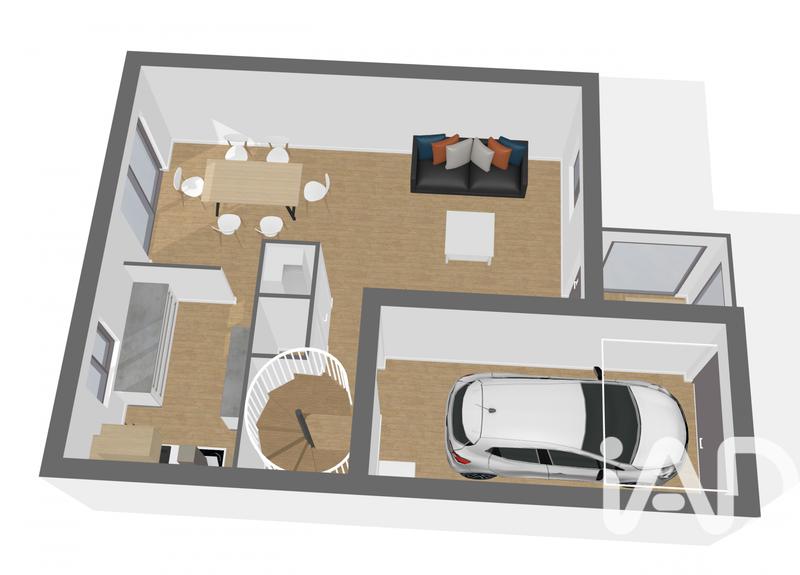 Maison - 90 m² - 5 pièces