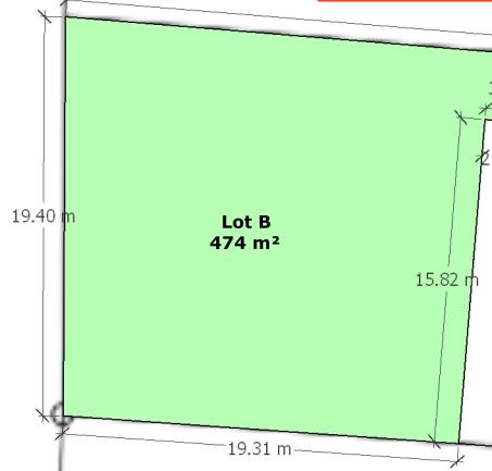 Terrain - 474 m²