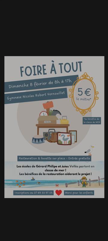 Foire atout de l'école jules vallès et gérard philipe