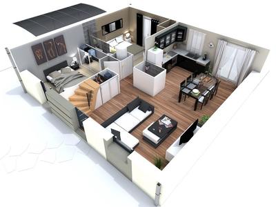 Maison - 100 m² - 6 pièces