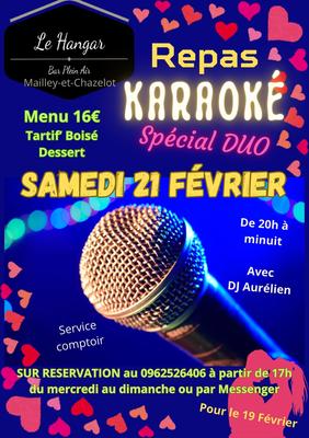 Repas Karaoké Spécial Duo