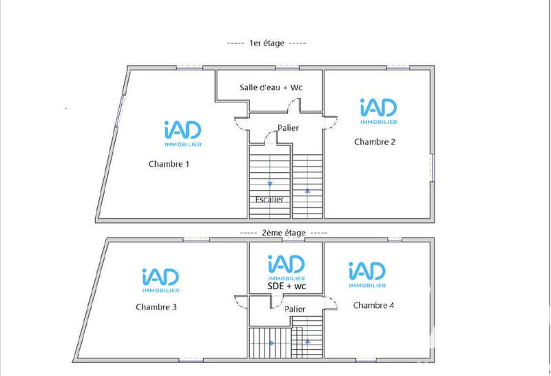 Maison de ville - 120 m² - 7 pièces