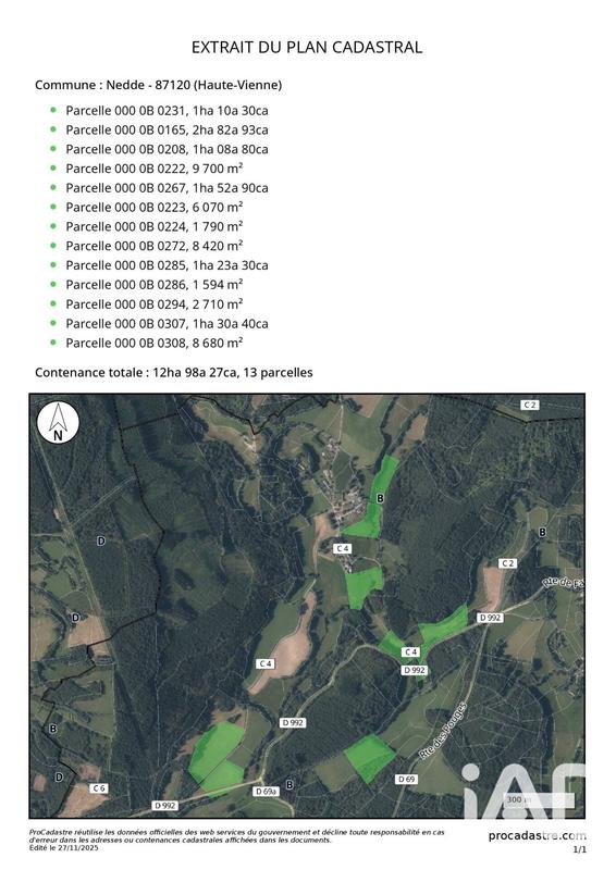 Terrain agricole - 129 827 m²
