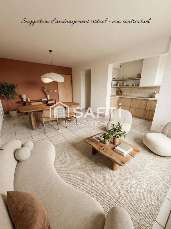 Appartement - 43 m² - 2 pièces