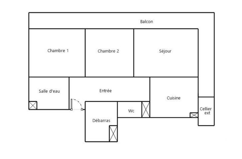 Appartement - 62 m² - 3 pièces