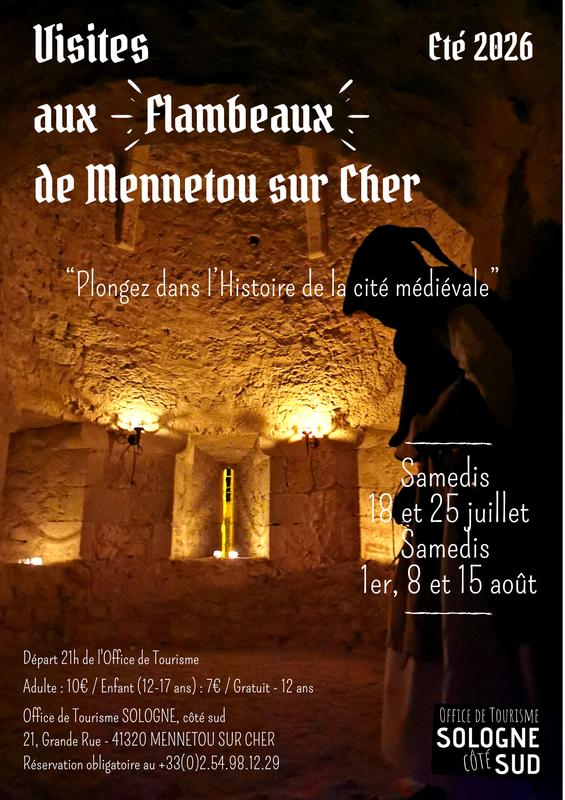 Visite aux flambeaux de la cité médiévale "Thématique historique"