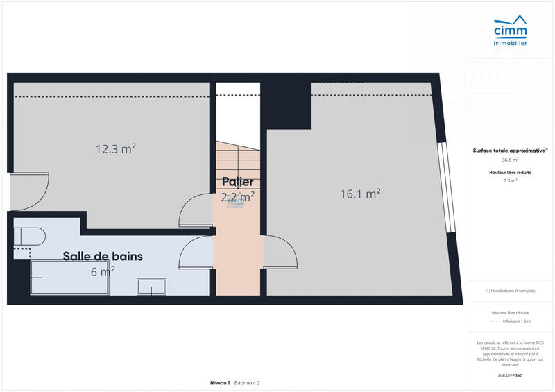 Appartement - 82 m² - 3 pièces